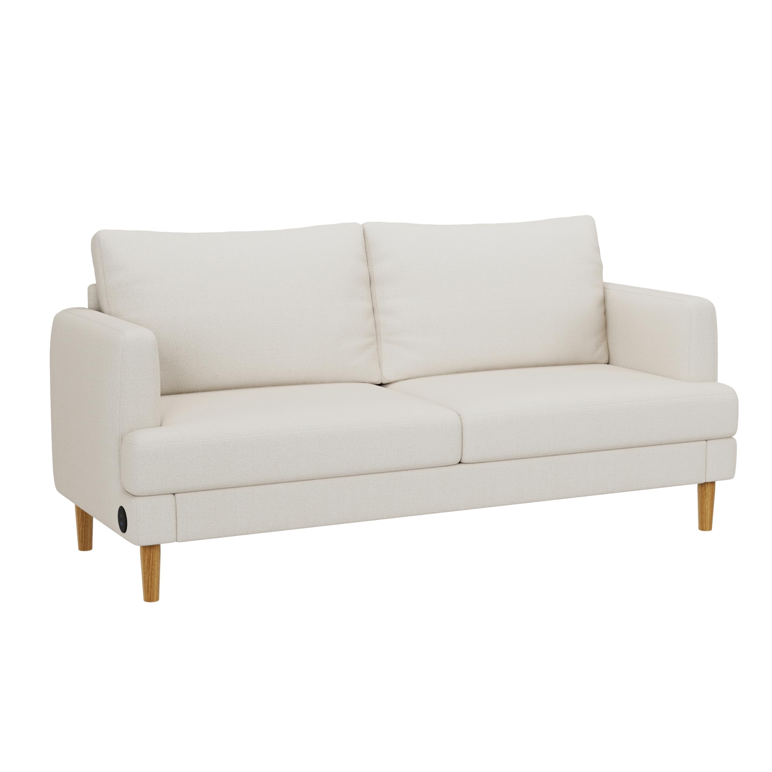 70" Deep Seat Loveseat Sofa with USB-C Ports