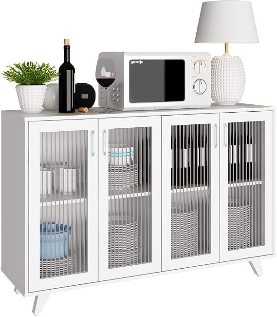 Black Buffet Storage Cabinet
