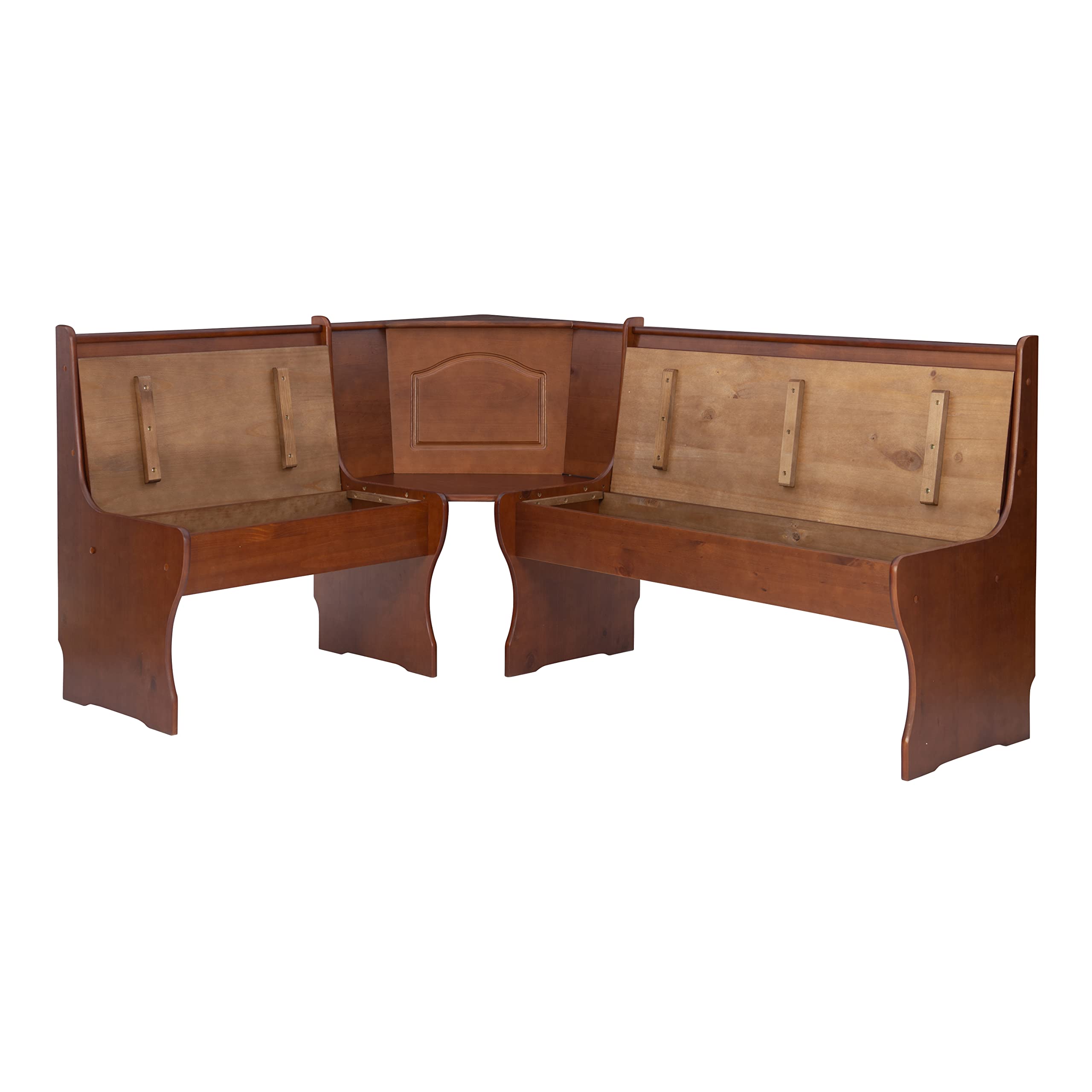 Linon Chelsea Walnut Kitchen Nook