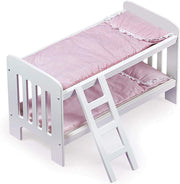 Doll Bunk Bed with Bedding & Ladder