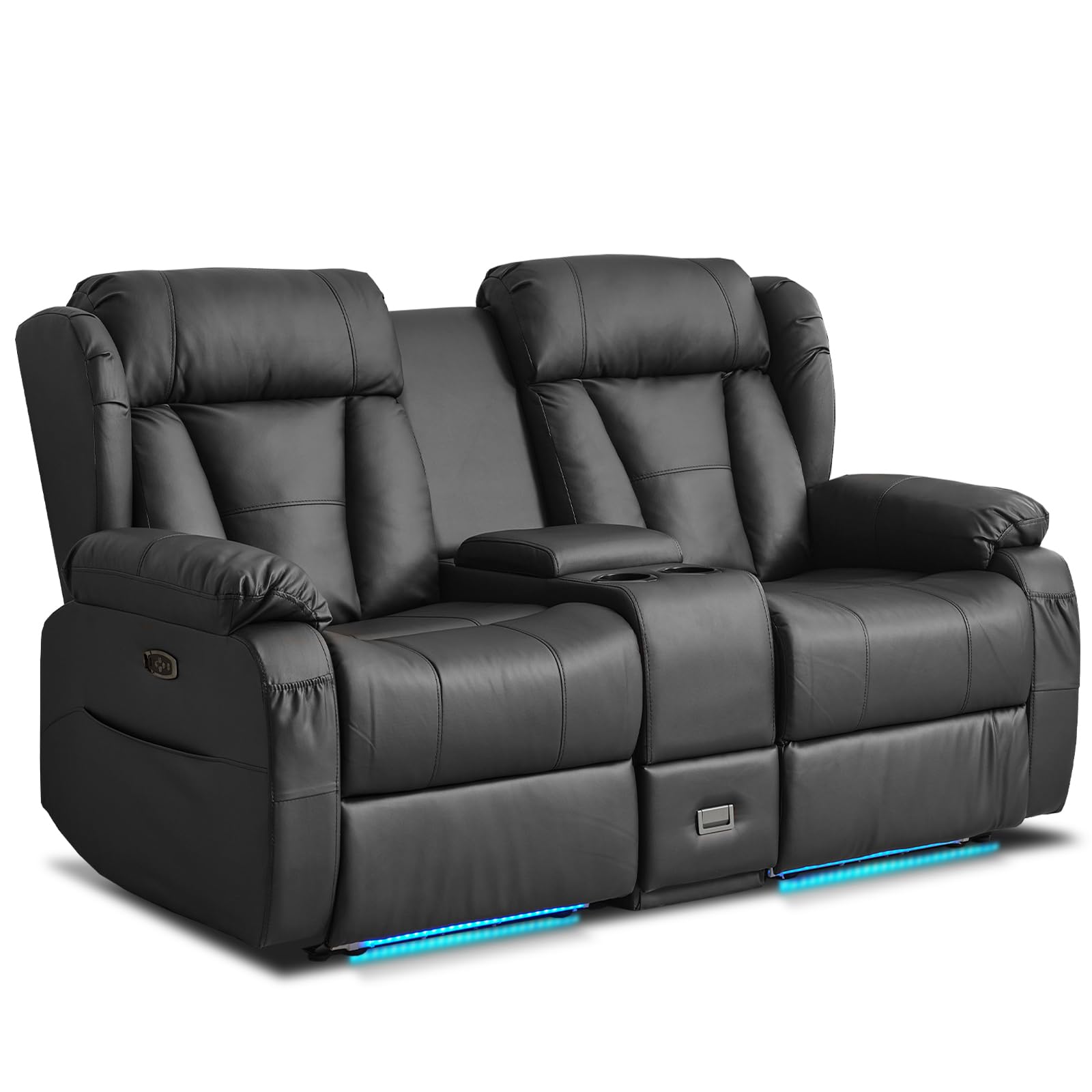 Power Reclining Loveseat with Console