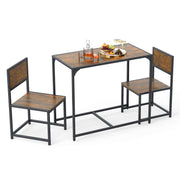 3-Piece Industrial Dining Set