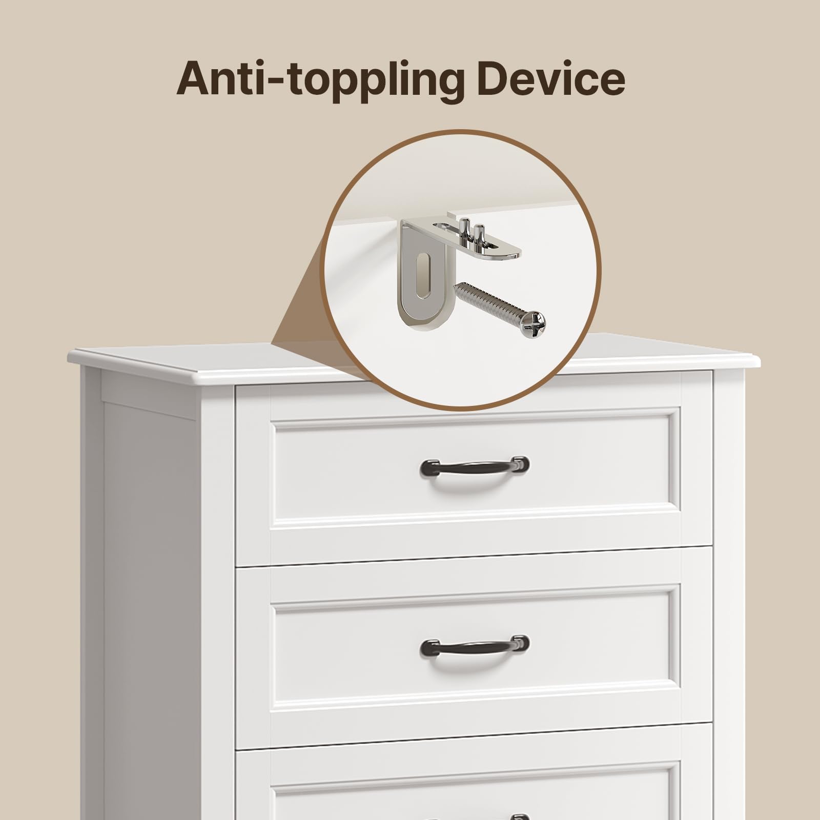 5-Drawer Storage Dresser