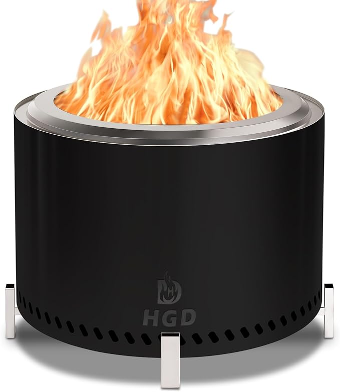 Smokeless Fire Pit with Stand