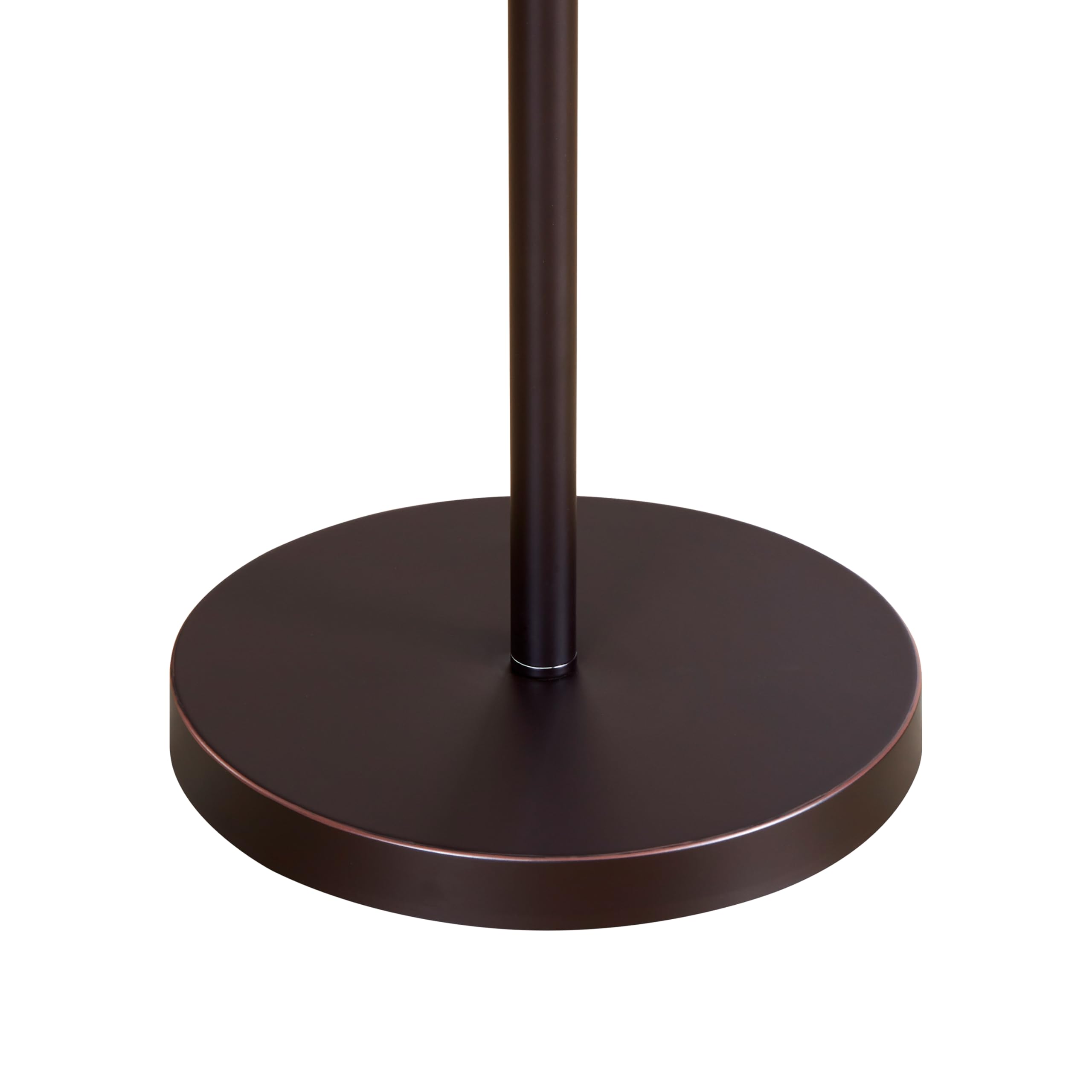 KAWOTl Farmhouse Floor Lamp with Night Light, 62.5’’ Industrial Bronze Standing Lamp for Living Room, Bedroom, Home Office, Rustic Lantern-Style (LED Bulbs Included)