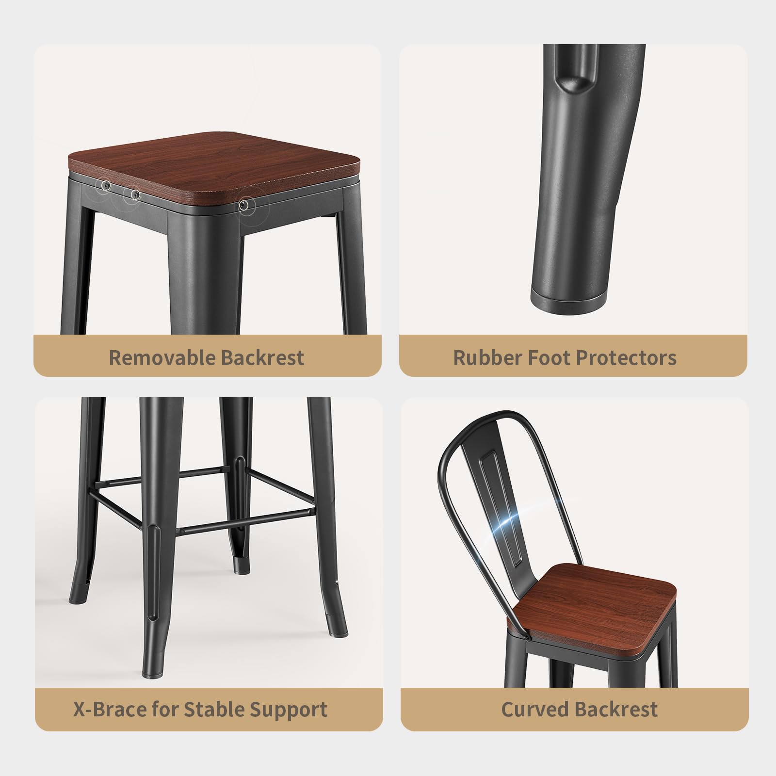 3-Piece Bar Table & Chairs Set