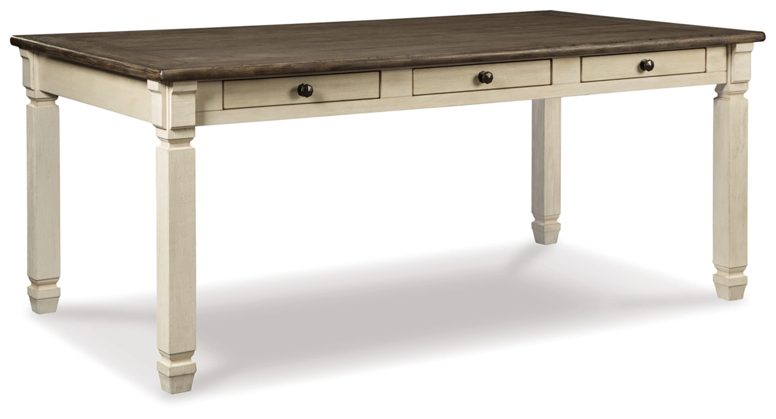 Farmhouse Dining Table with 6 Storage Drawers