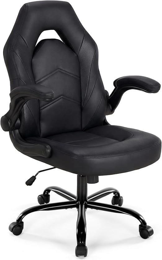 Ergonomic Gaming & Office Chair with Flip-Up Armrests