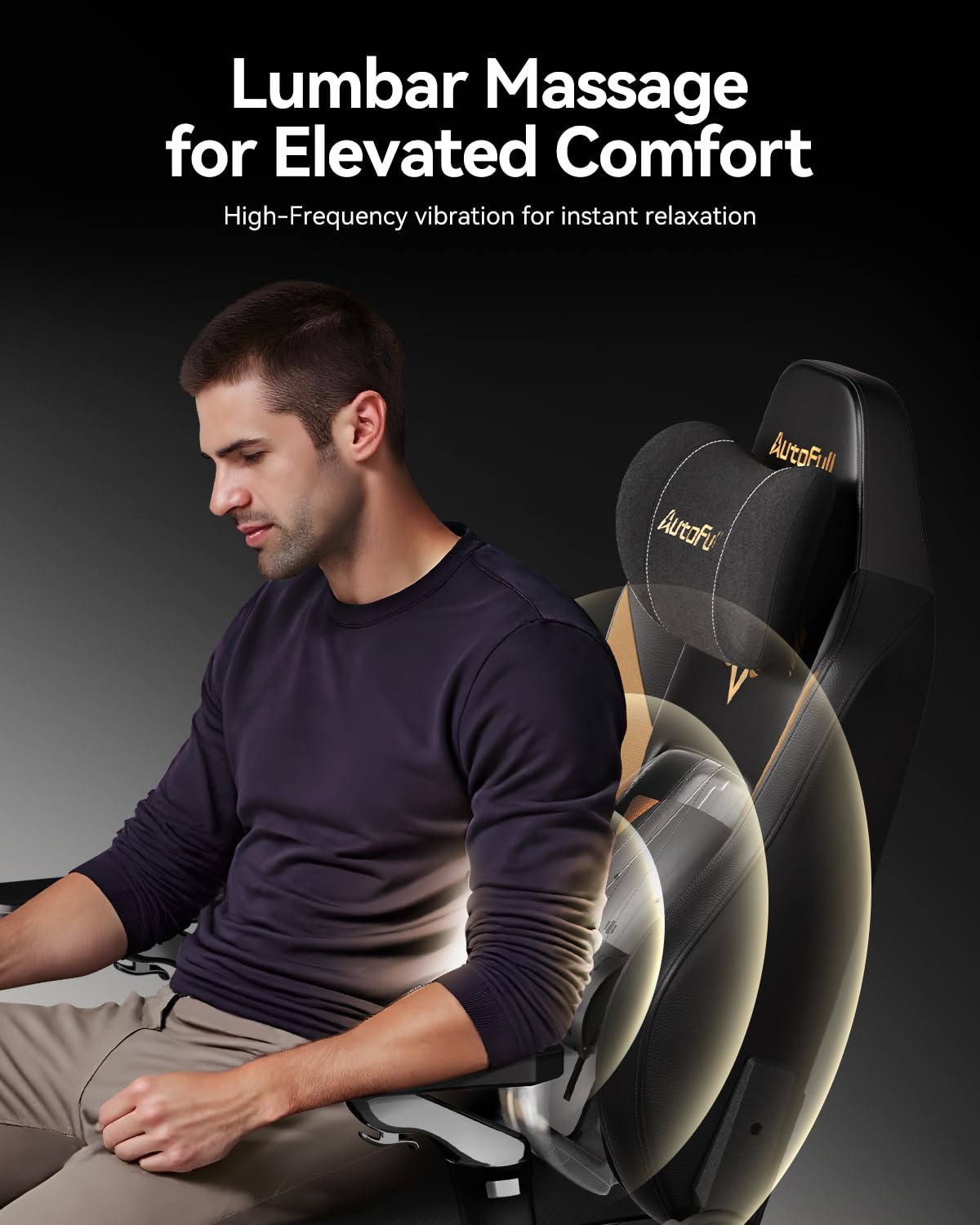 Ergonomic Gaming Chair with Heated & Ventilated Seat