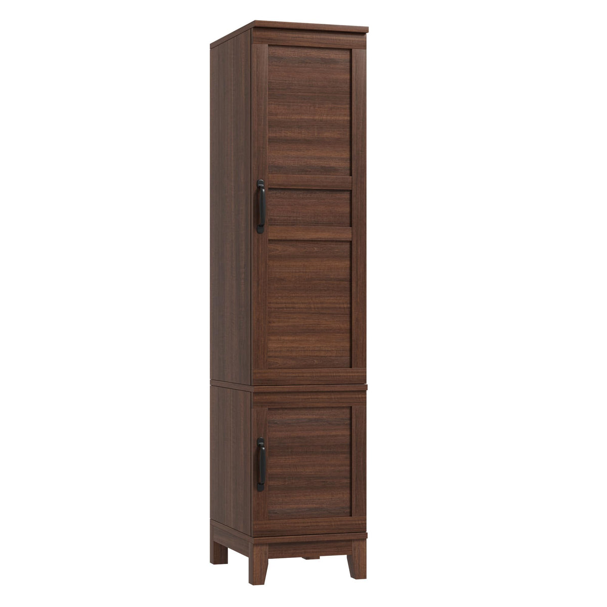 Walnut Two-Door Wardrobe