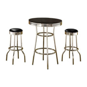 3-Piece Retro Pub Table Set