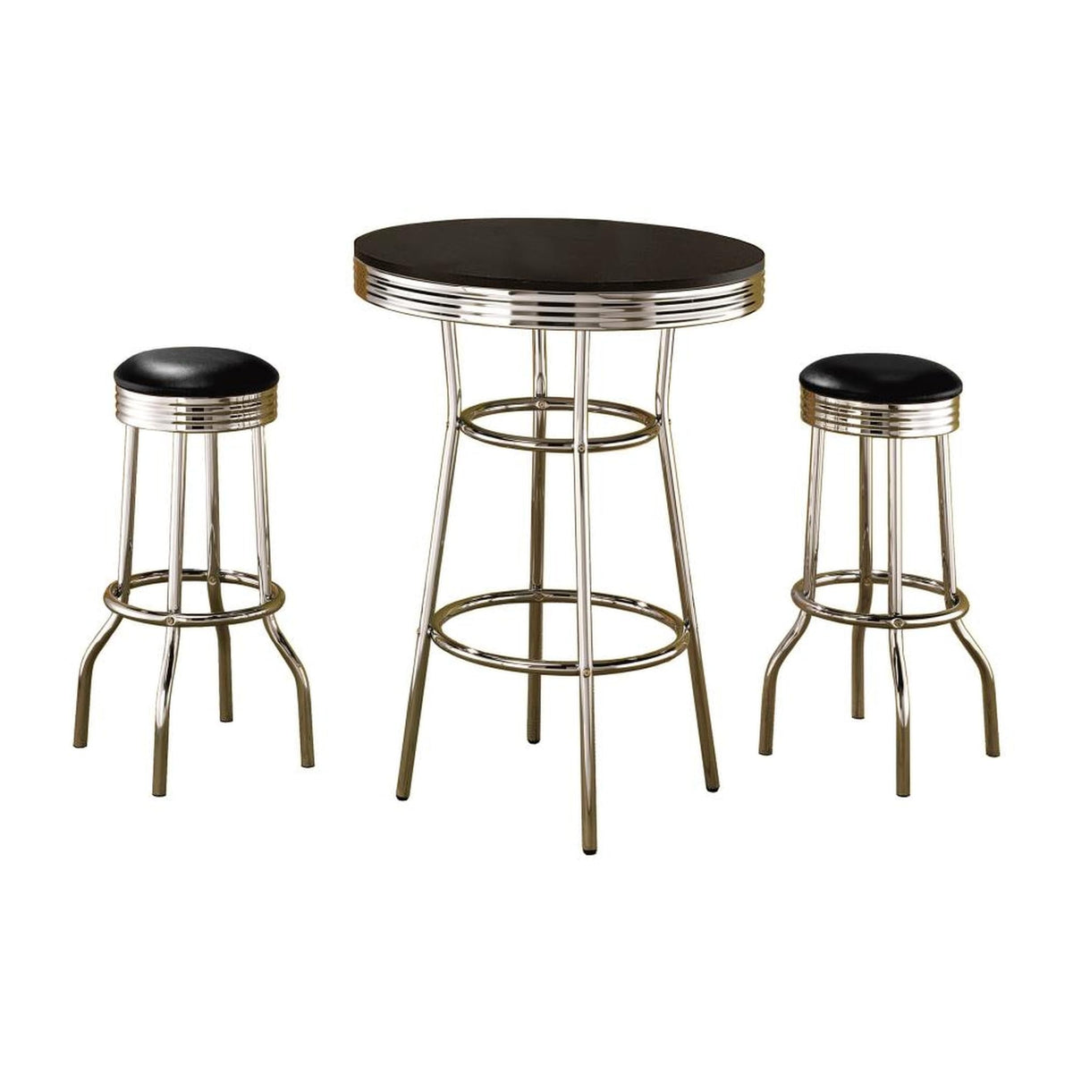 3-Piece Retro Pub Table Set