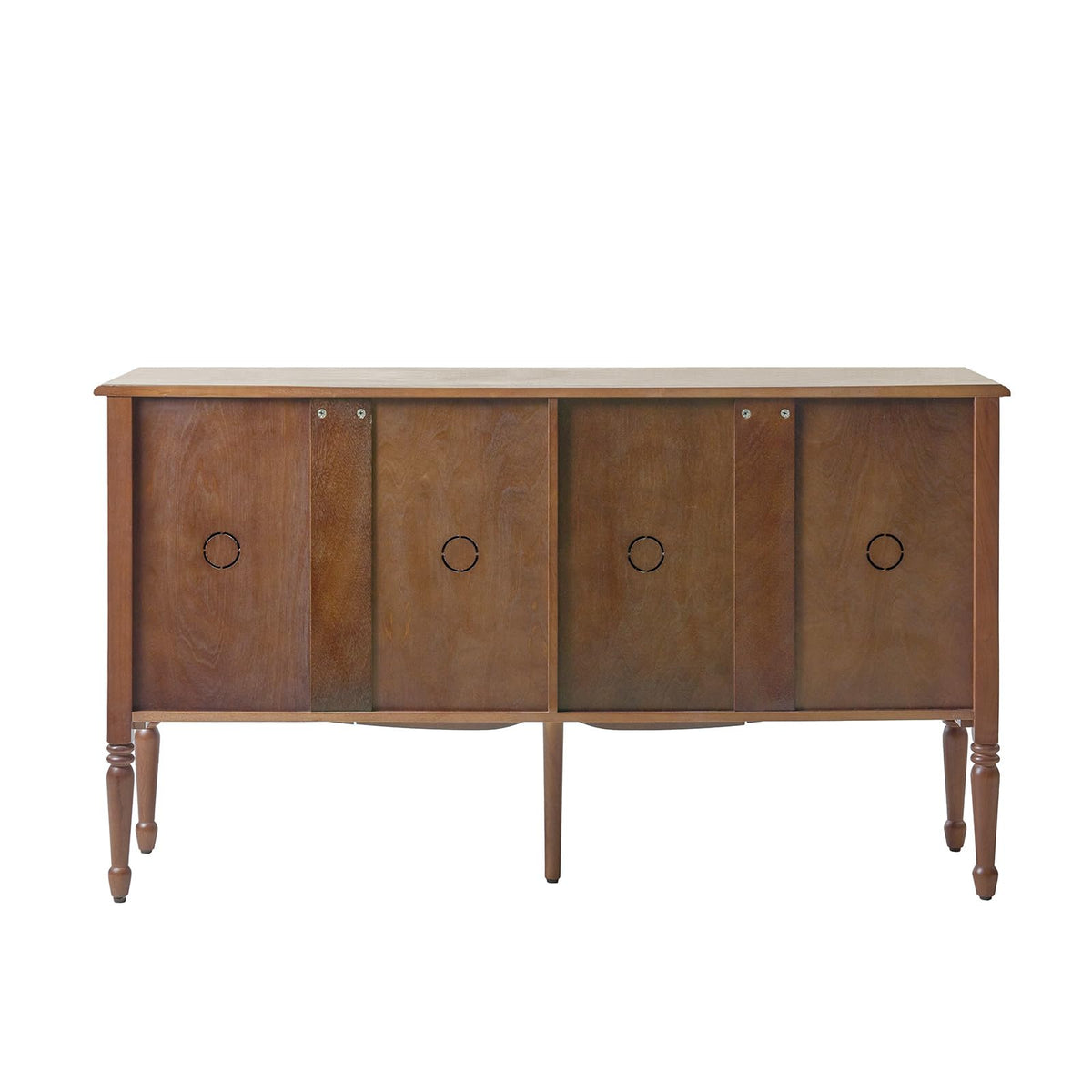 HULALA HOME 58" Fluted Sideboard Buffet Cabinet with Storage, Walnut