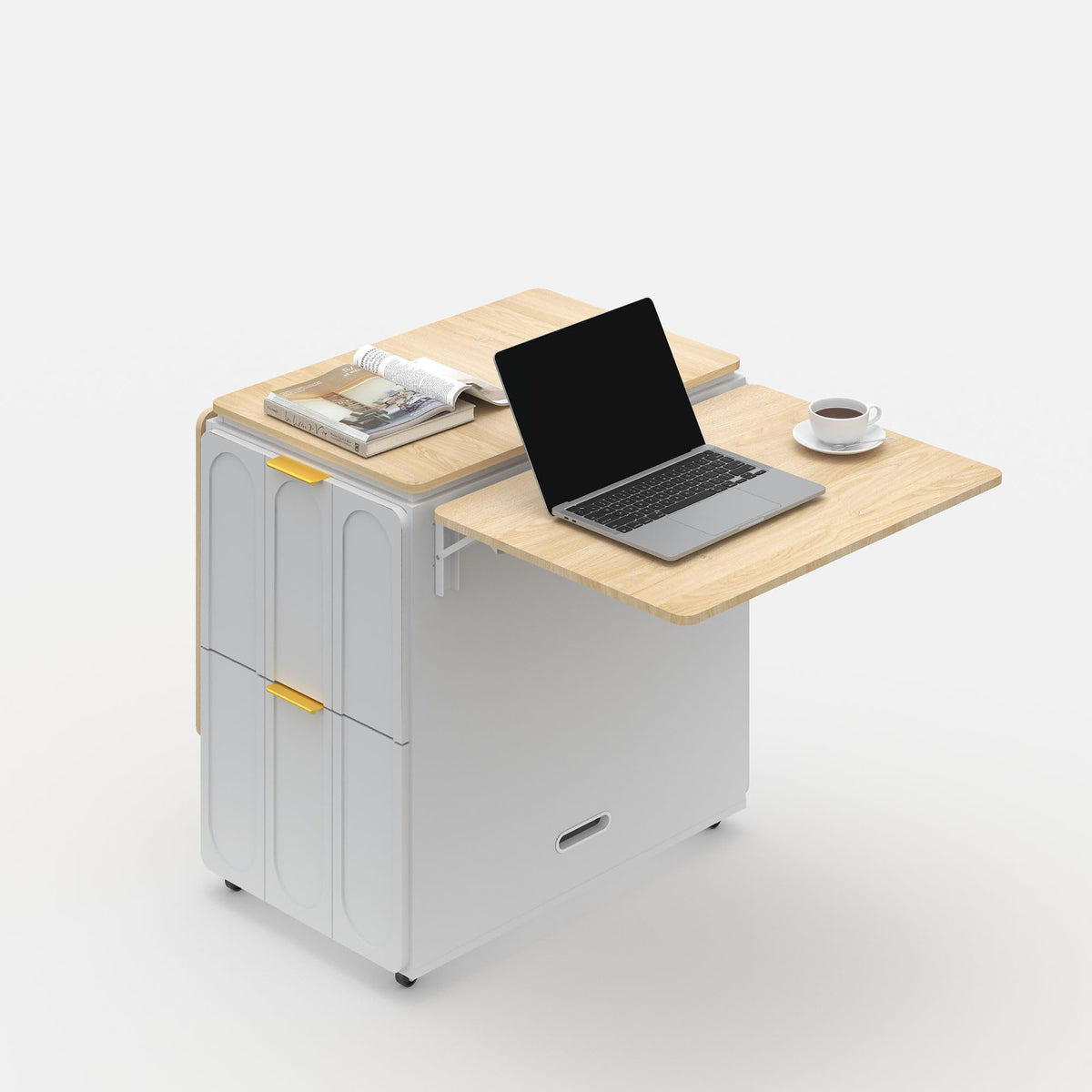 Folding Desk & File Cabinet