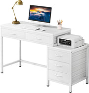 Computer Desk with 5 Drawers