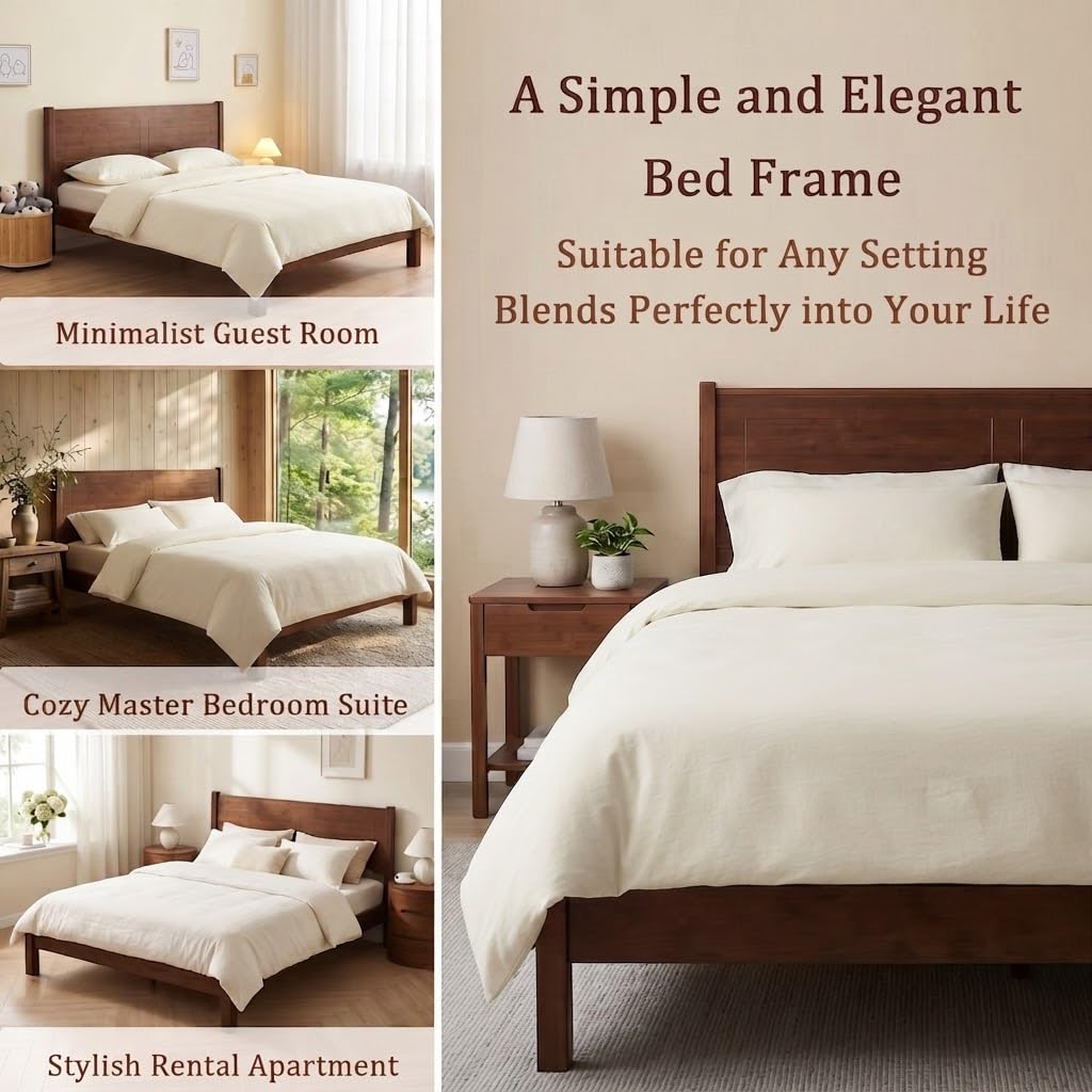 yotila King Bed Frame with Headboard and Storage