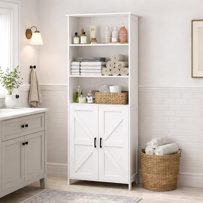 Tall Bathroom Storage Cabinet