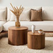 Round Nesting Storage Tables, Set of 2