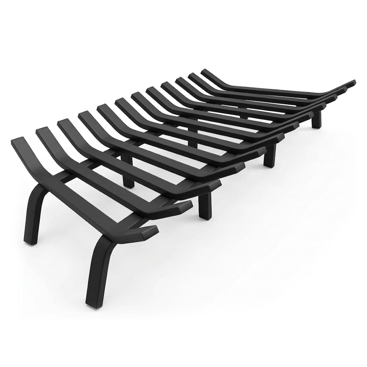 Heavy-Duty Steel Fireplace Grate
