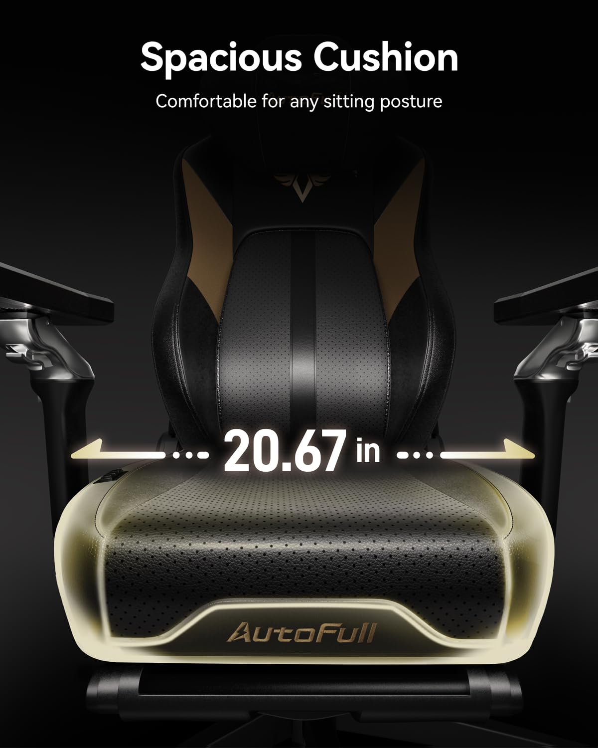 Ergonomic Gaming Chair with Heated & Ventilated Seat