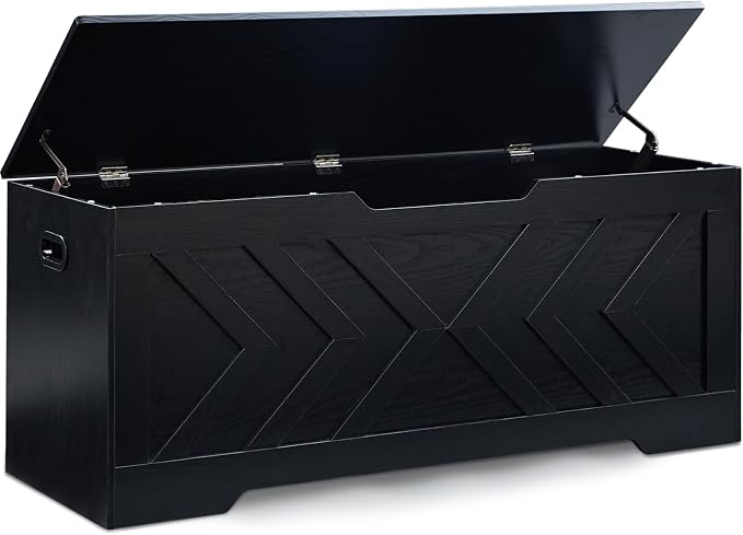 Wood Storage Bench