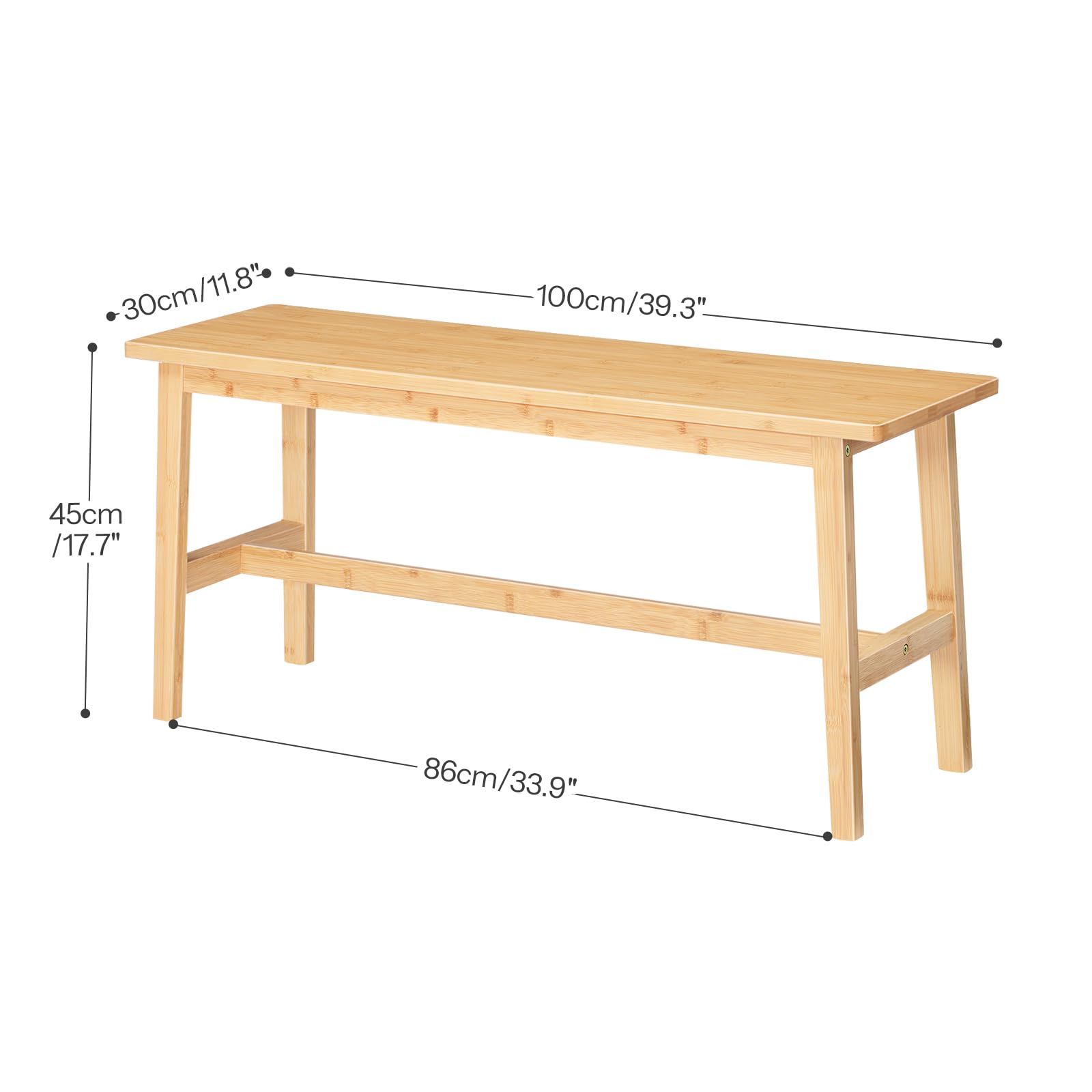 Bamboo Dining Bench