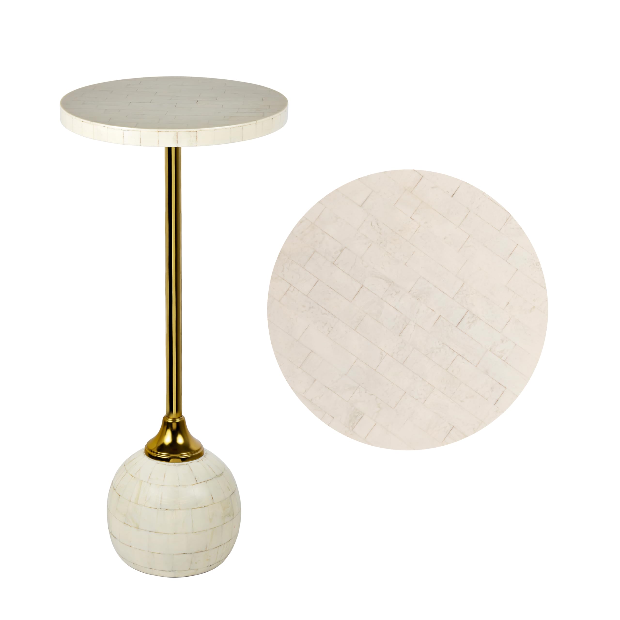 Mosaic Pedestal Drink Table