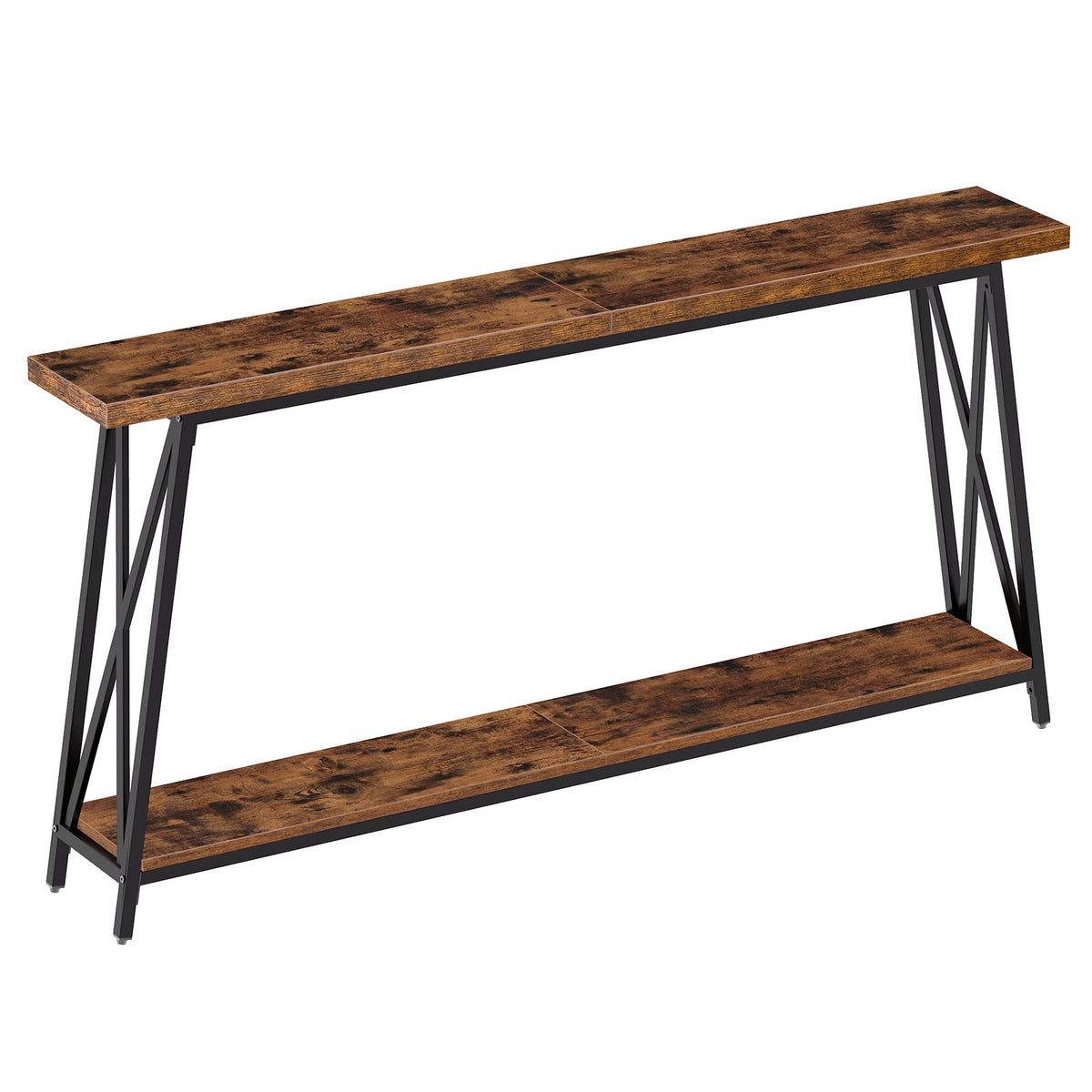 Narrow 2-Tier Console Table