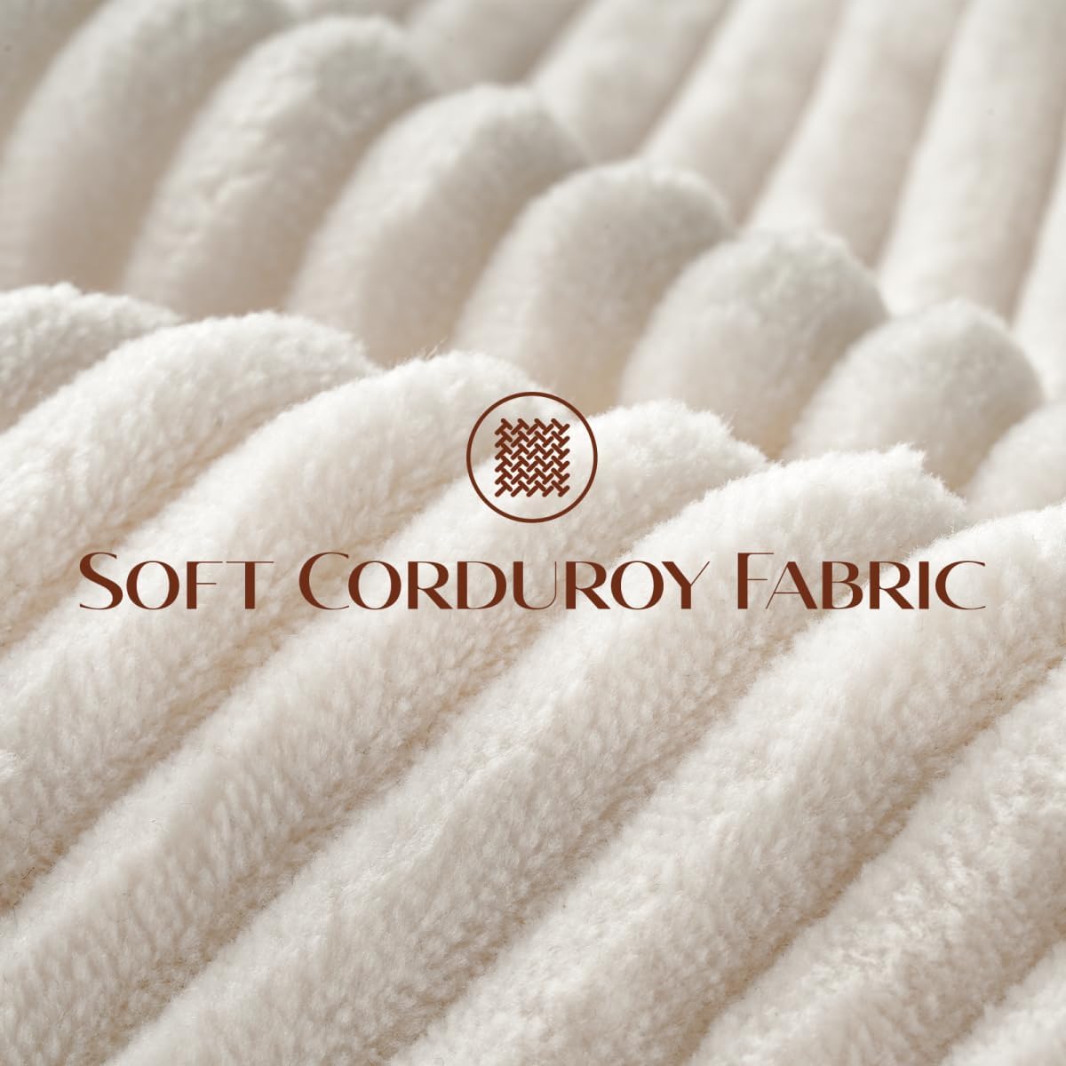 Corduroy L-Shaped Storage Sectional