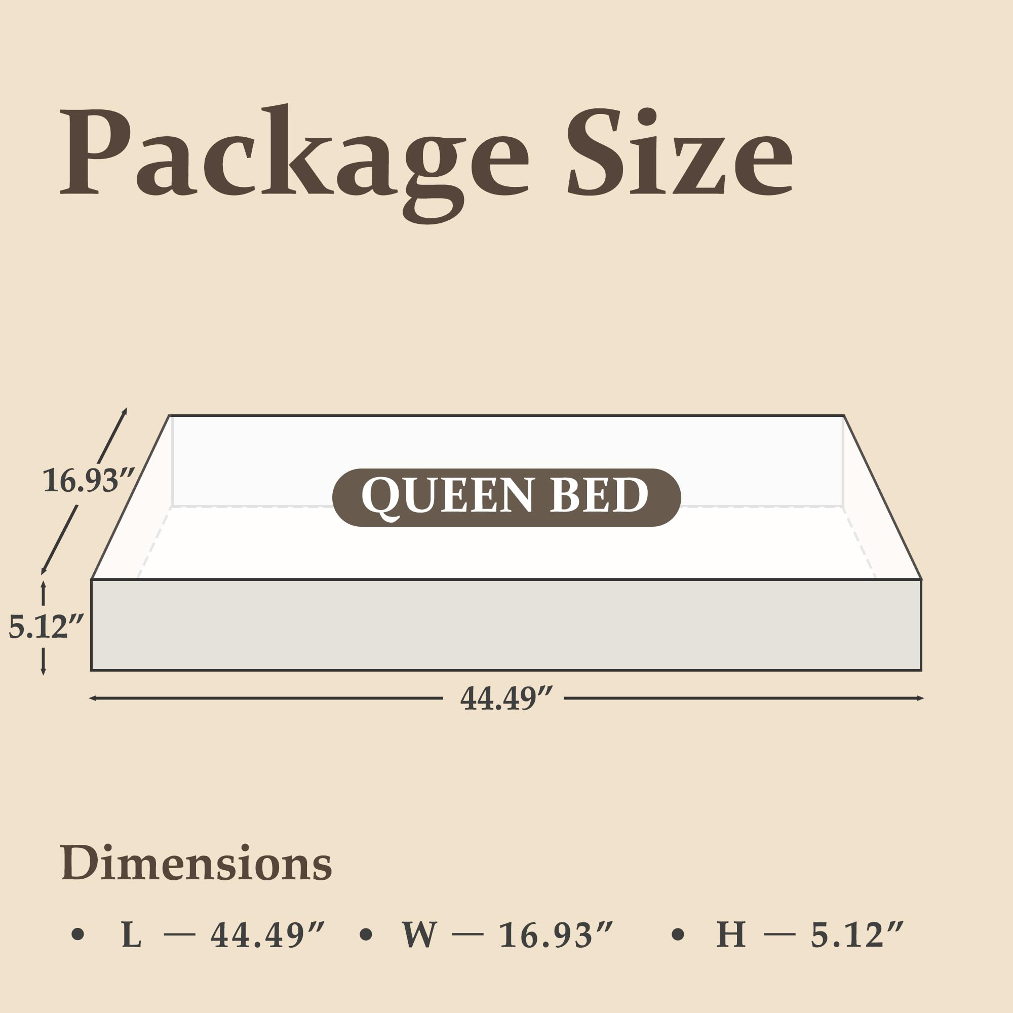 Queen Metal Bed Frame with Headboard & Footboard