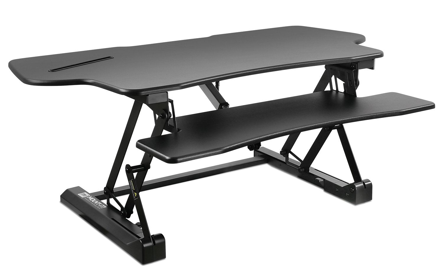 Electric Standing Desk Converter – Dual Monitor, 48.5"