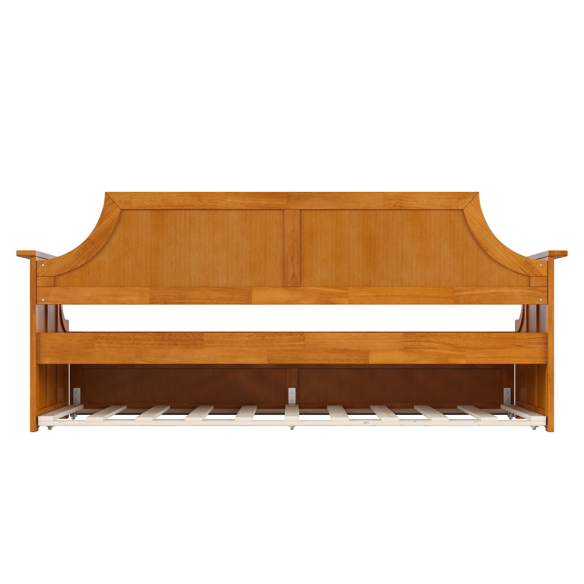 AFI, Cambridge Twin Wood Daybed with Twin Trundle, Light Toffee