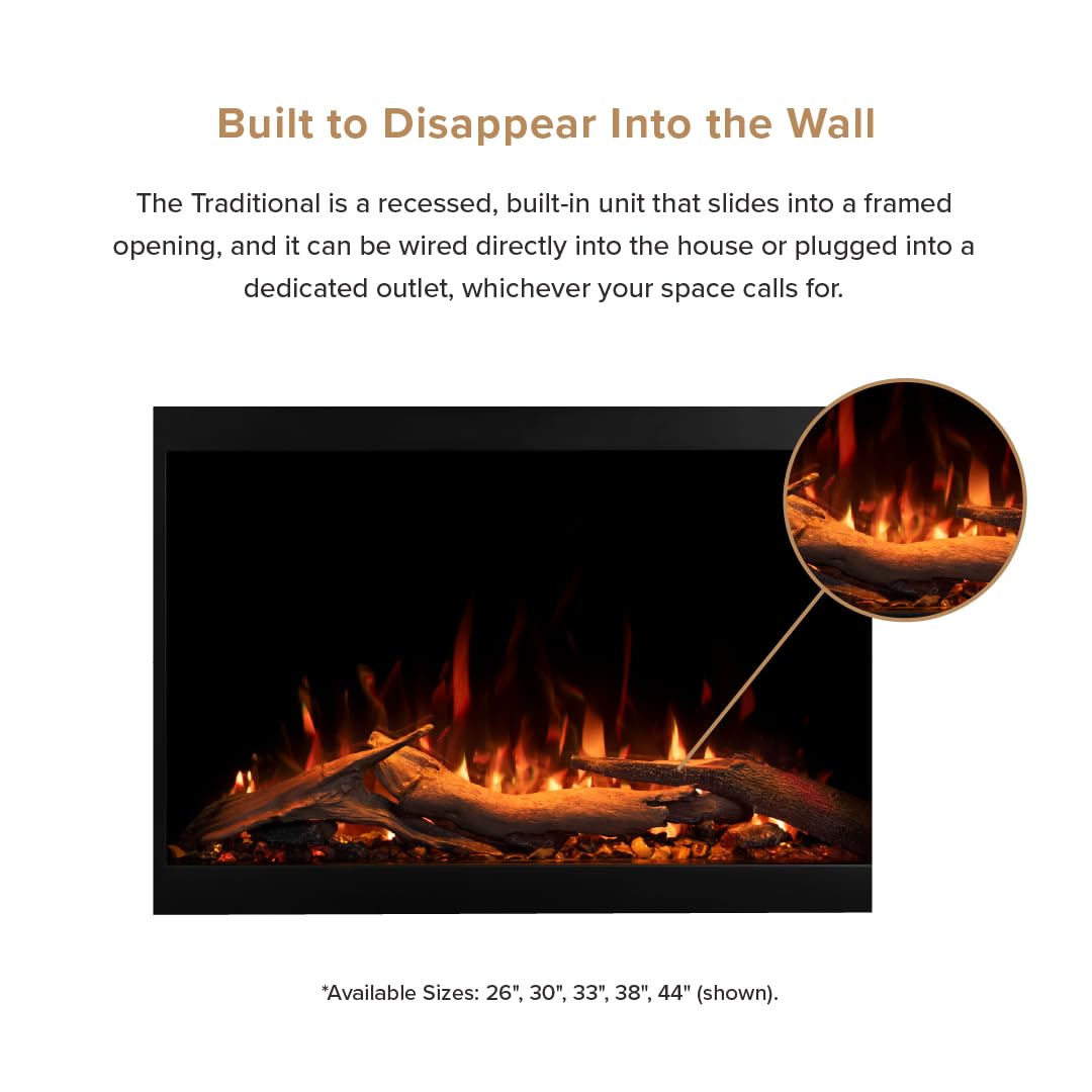 Smart Electric Fireplace Insert