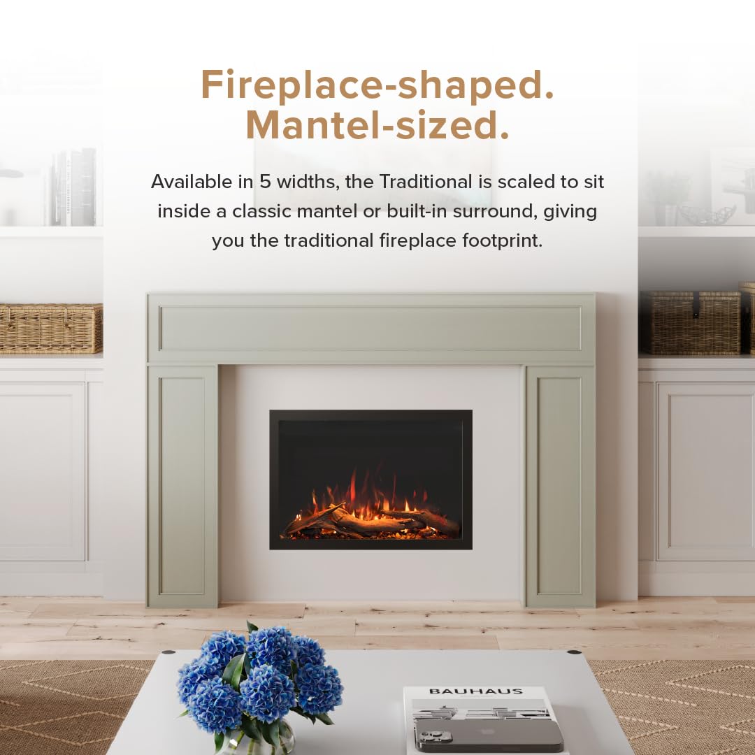 30-Inch Smart Electric Fireplace Insert