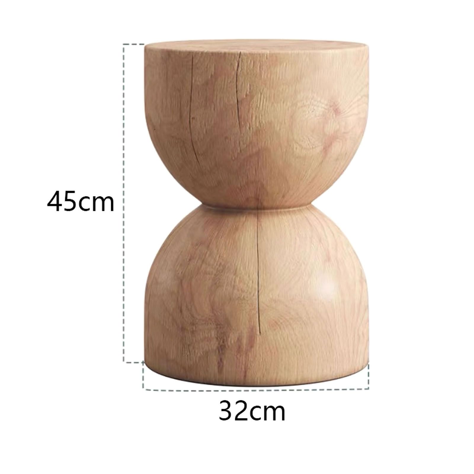 Round Wood Stump Coffee Table