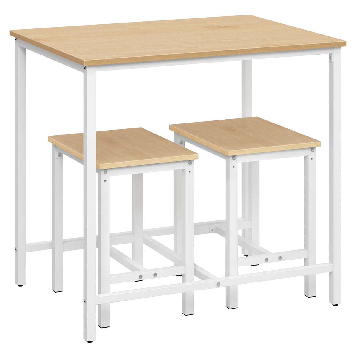 3-Piece Industrial Dining Table Set