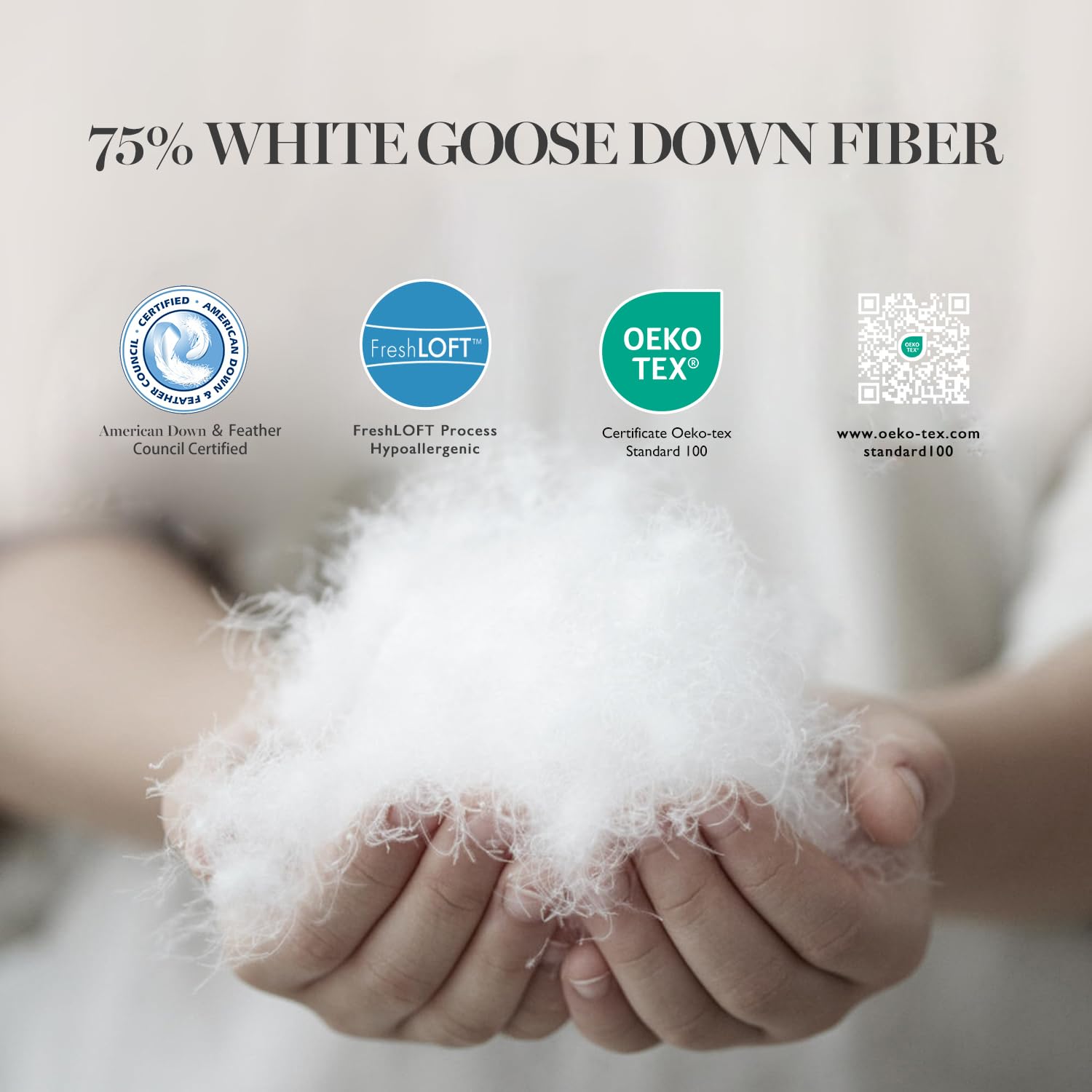 Goose Down Fiber Comforter