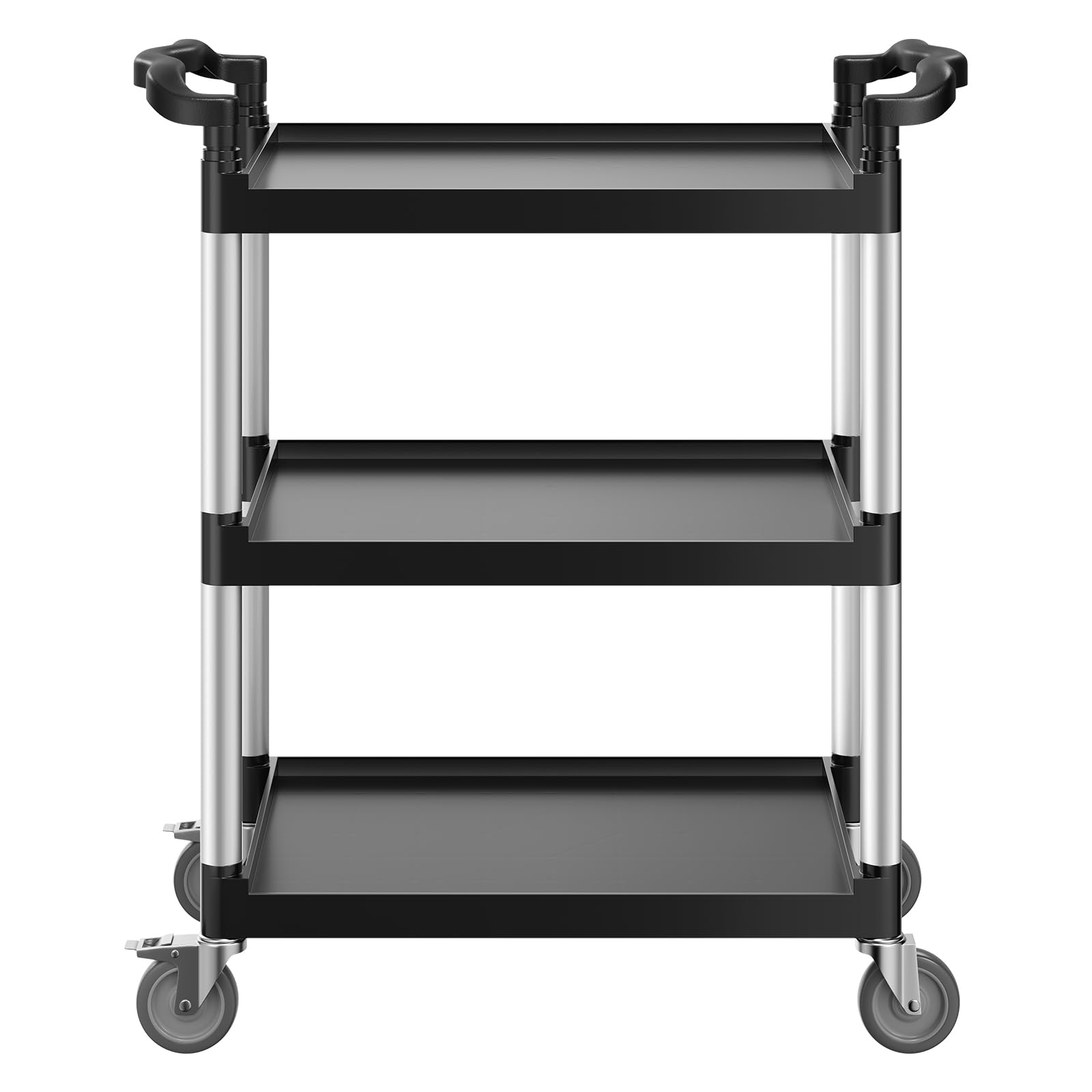 3-Tier Rolling Utility Cart with Swivel Wheels