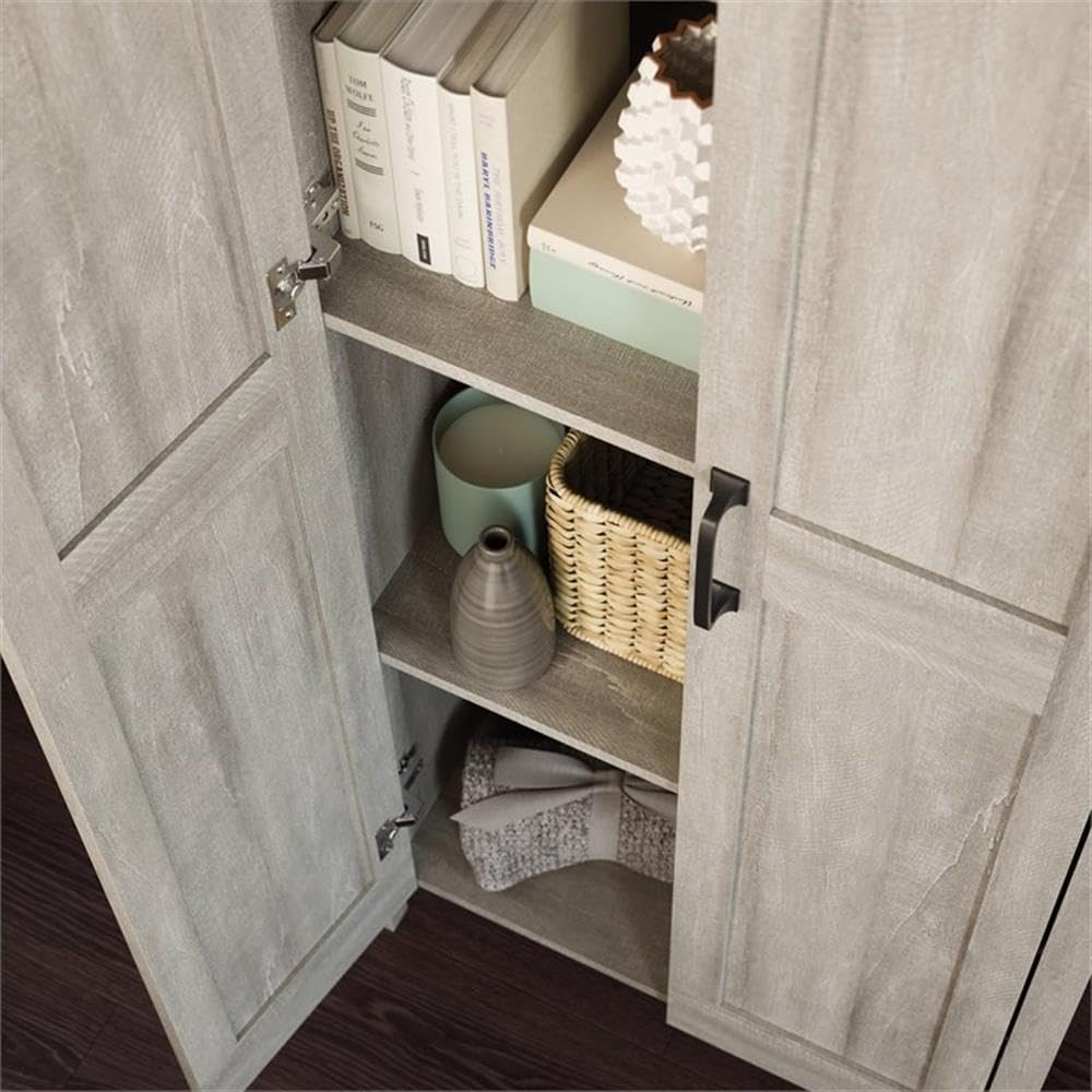 Two-Door Maple Storage Cabinet