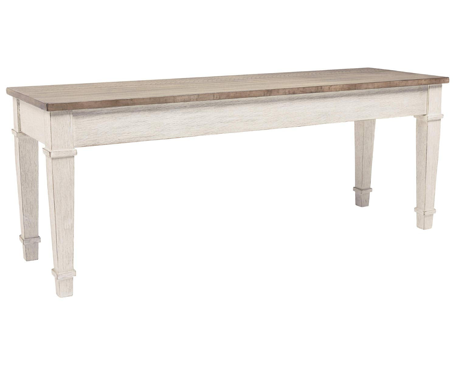 Farmhouse Dining Chairs & Storage Bench Set