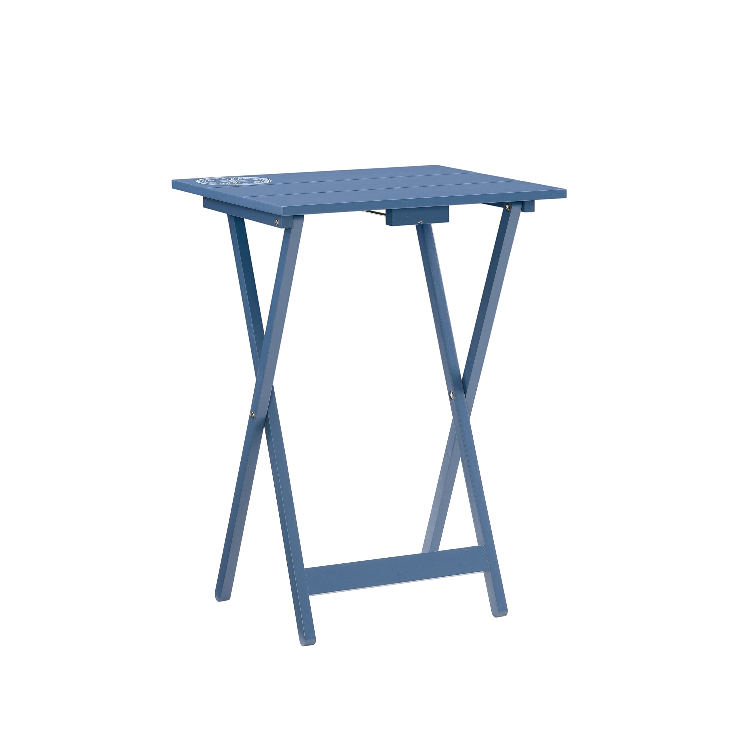 Folding Tray Table Set of 4 with Storage Stand