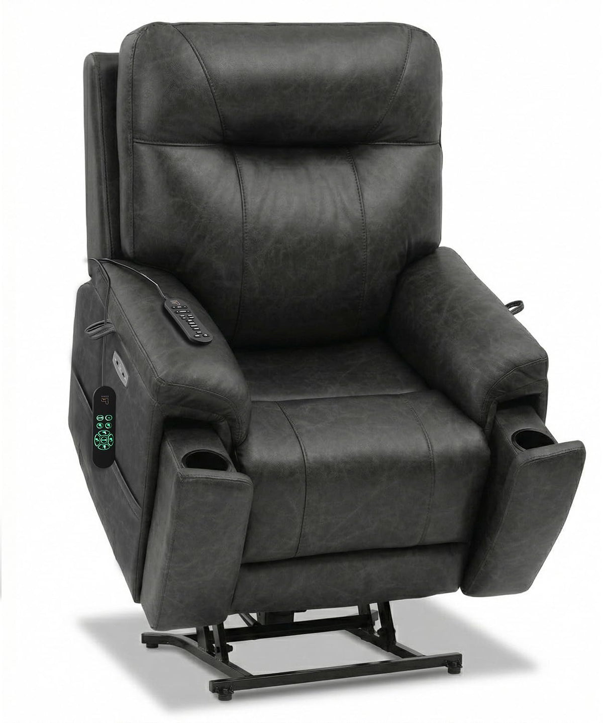 EONIX Large Triple Motor Power Lift Recliner Chair with Heat & Massage