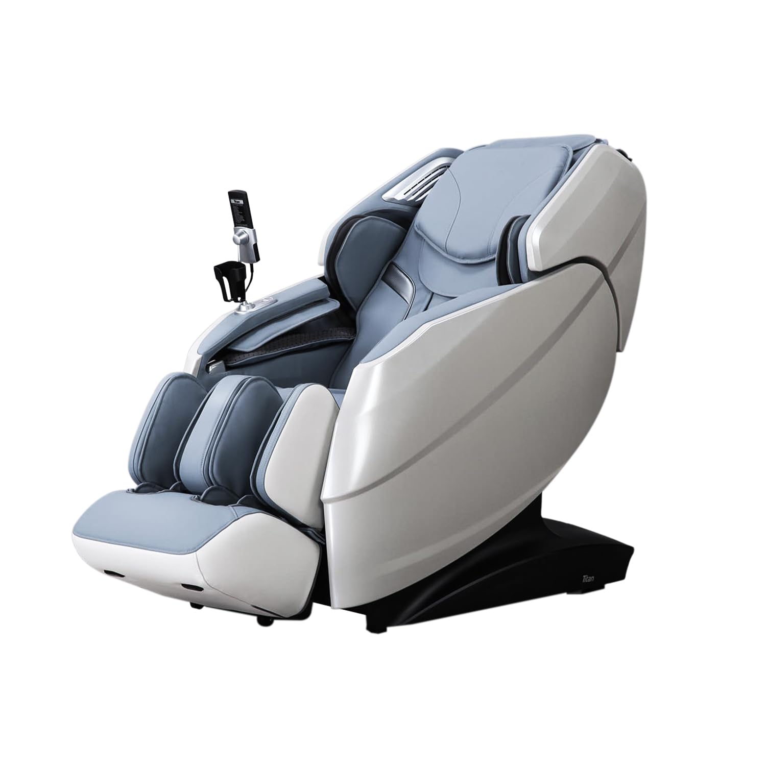 Titan Rejūv 4D l Full Body Massage Chair l Soothing Heating Therapy l Stretching Program l Intelligent Health Detection l Ai Series l Voice Recognition l Zero Gravity Reclining l Space Saving (Blue)