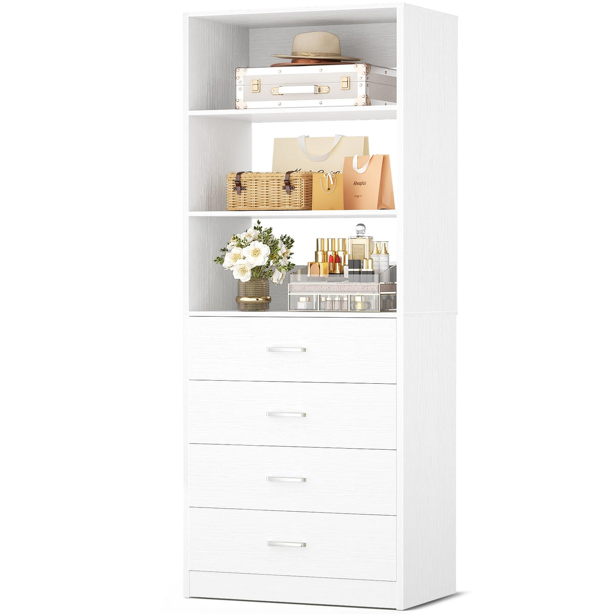 Closet Organizer with 4 Drawers