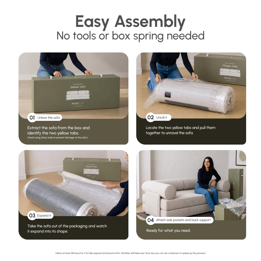Green Corduroy Modular Sofa Bed