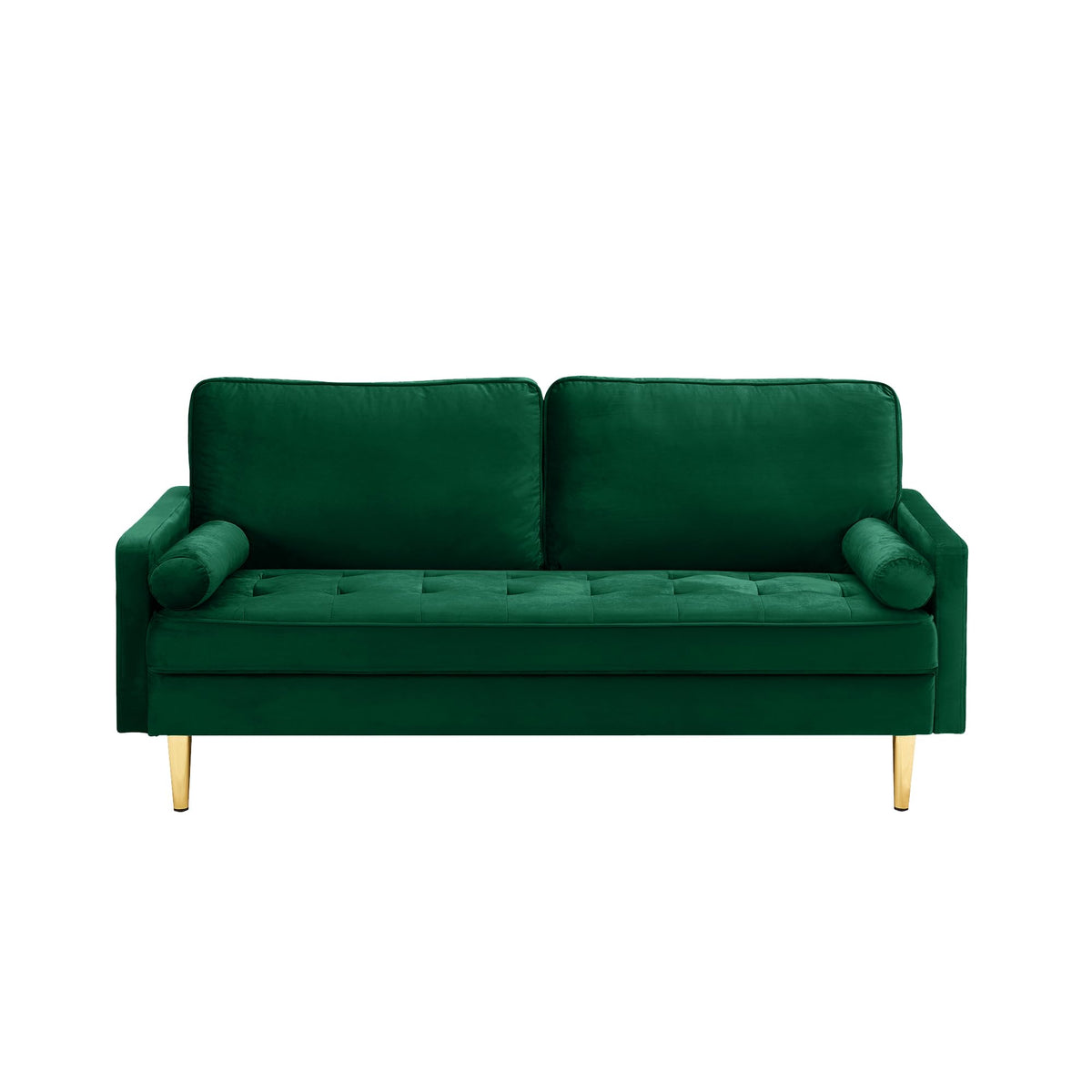 Green Velvet Loveseat
