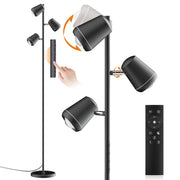 3-Light Dimmable LED Tree Floor Lamp