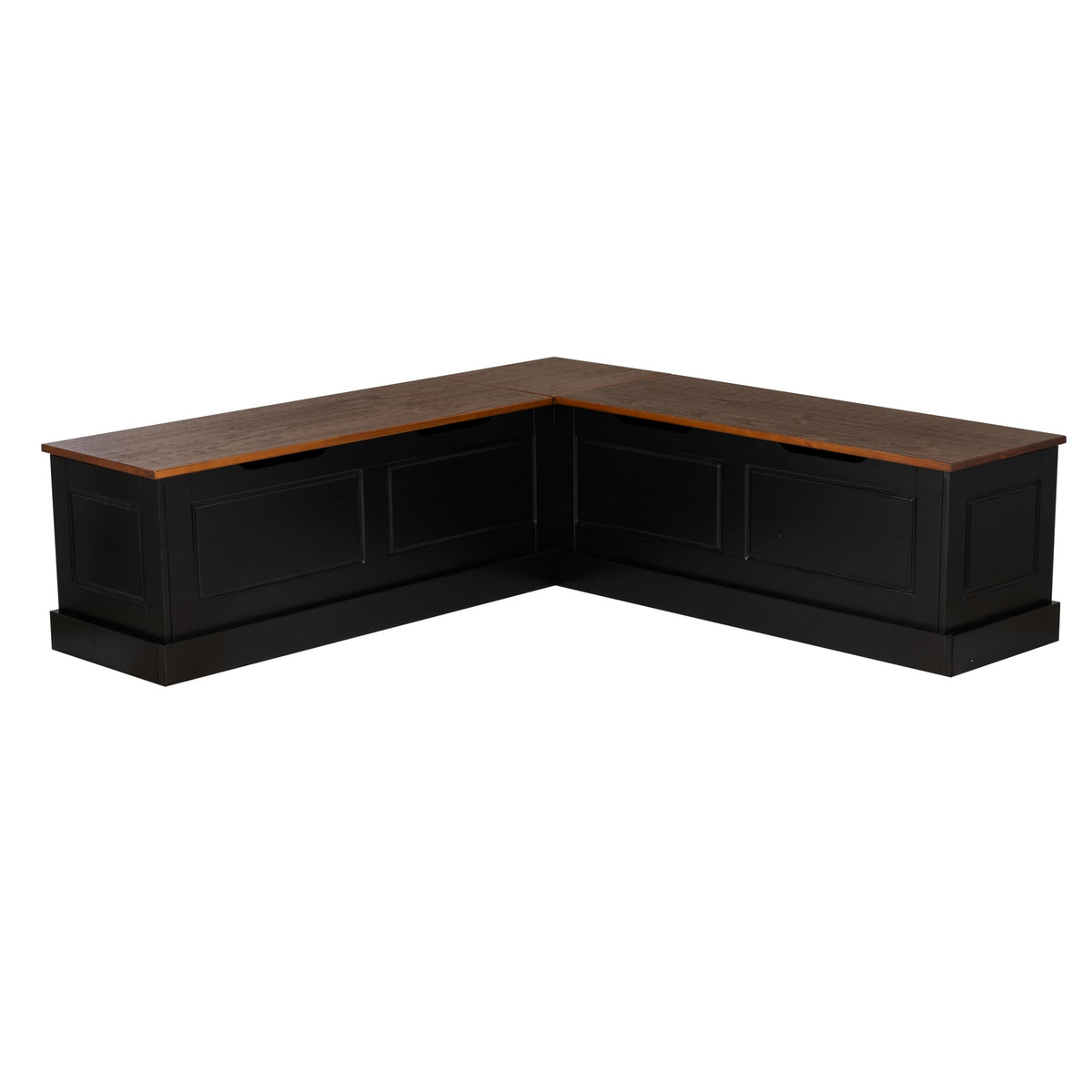 Backless Corner Storage Bench