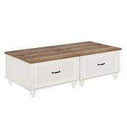 Farmhouse Lift Top Coffee Table Set with Storage