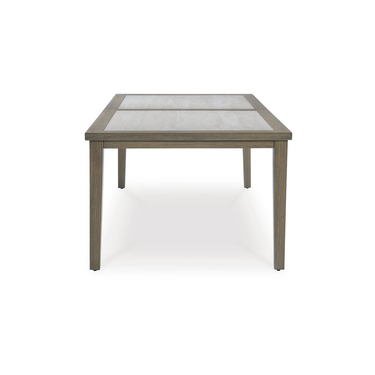 Signature Design by Ashley Patio Dining Table, Sintered Stone, 84 in